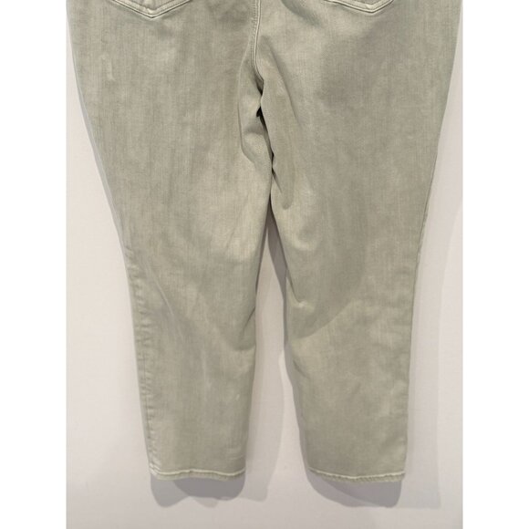 Chico’s So Slimming Girlfriend Ankle Jeans Size 3 16 Green Stretch Denim - Picture 6 of 14